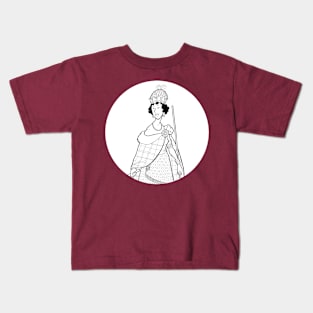 The Dead Queen Detectives - Queen Nzinga of Ndongo & Matamba Kids T-Shirt